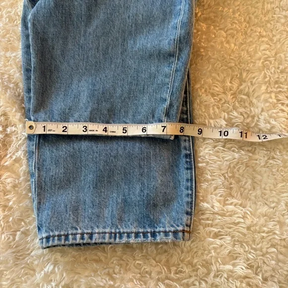 Madewell The Slouchy Boy Jean Denim Pants Size 31P NG831 - Picture 11 of 16